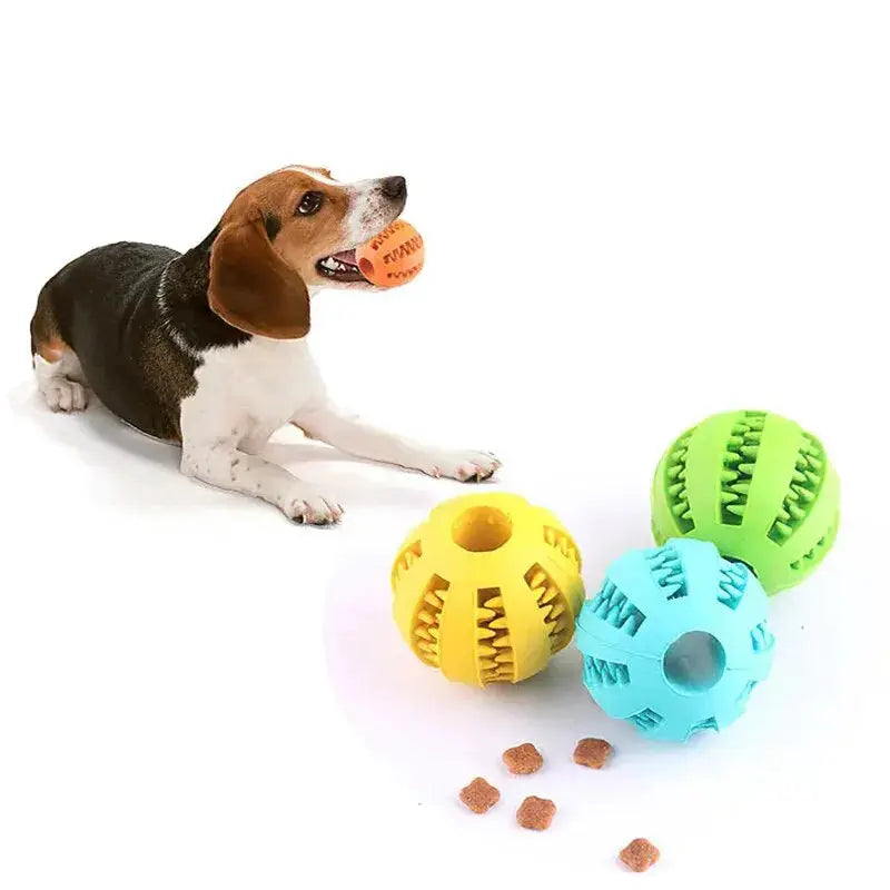 Nontoxic Bite Resistant Dog Ball Toy For Dogs And Cats Treat Dispenser Chew Toy Dental Cleaning Ball