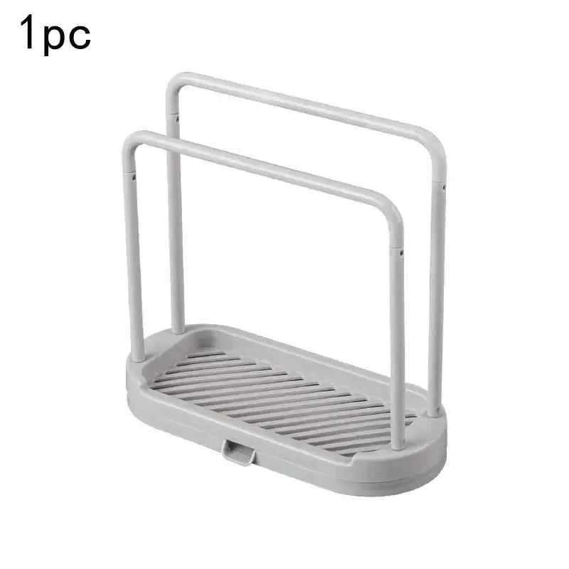 SwiftSavor Kitchen Rag Drain Stand Hygienic Ventilated Drainage Shelf For Sponges And Rags