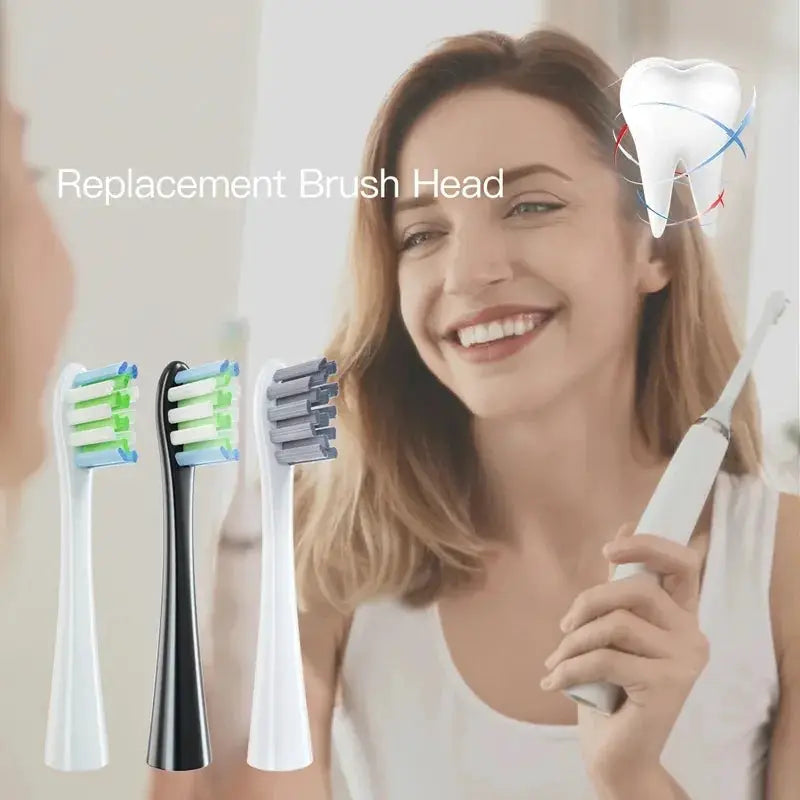 Oclean Flow Replacement Brush Heads Soft DuPont Tynex Bristles 7 Pack for Sonic Toothbrushes Gentle Plaque Removal