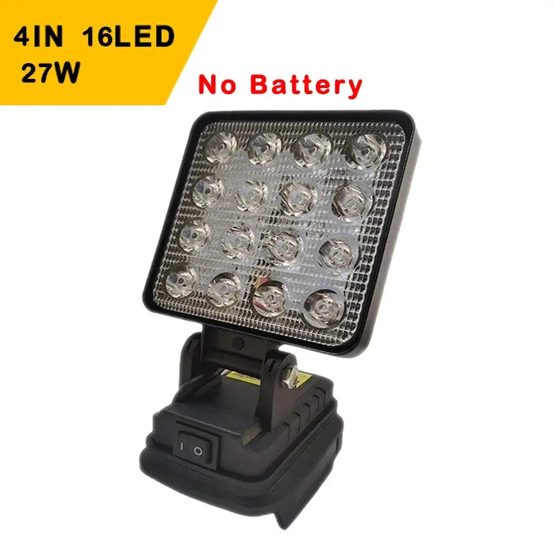 DeWalt Cordless LED Spotlight Portable Outdoor Work Light for Fishing and Emergencies 18V Battery Compatible