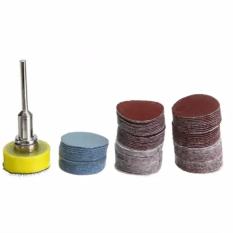 ITLY 1 Inch 100 Piece Sandpaper Set 25mm Sanding Discs Polishing Pad for Dremel Rotary Tools Abrasive Paper