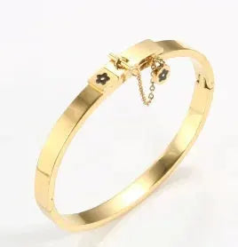 Stainless Steel Zirconia Bracelet For Women Fashion Jewelry Bangles Elegant Accessory