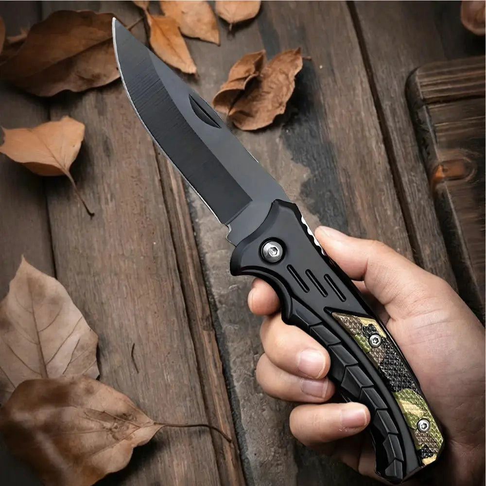 Stainless Steel Folding Fillet Knife For Fishing And Camping With Easy Carry PP Handle