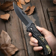 Stainless Steel Folding Fillet Knife For Fishing And Camping With Easy Carry PP Handle