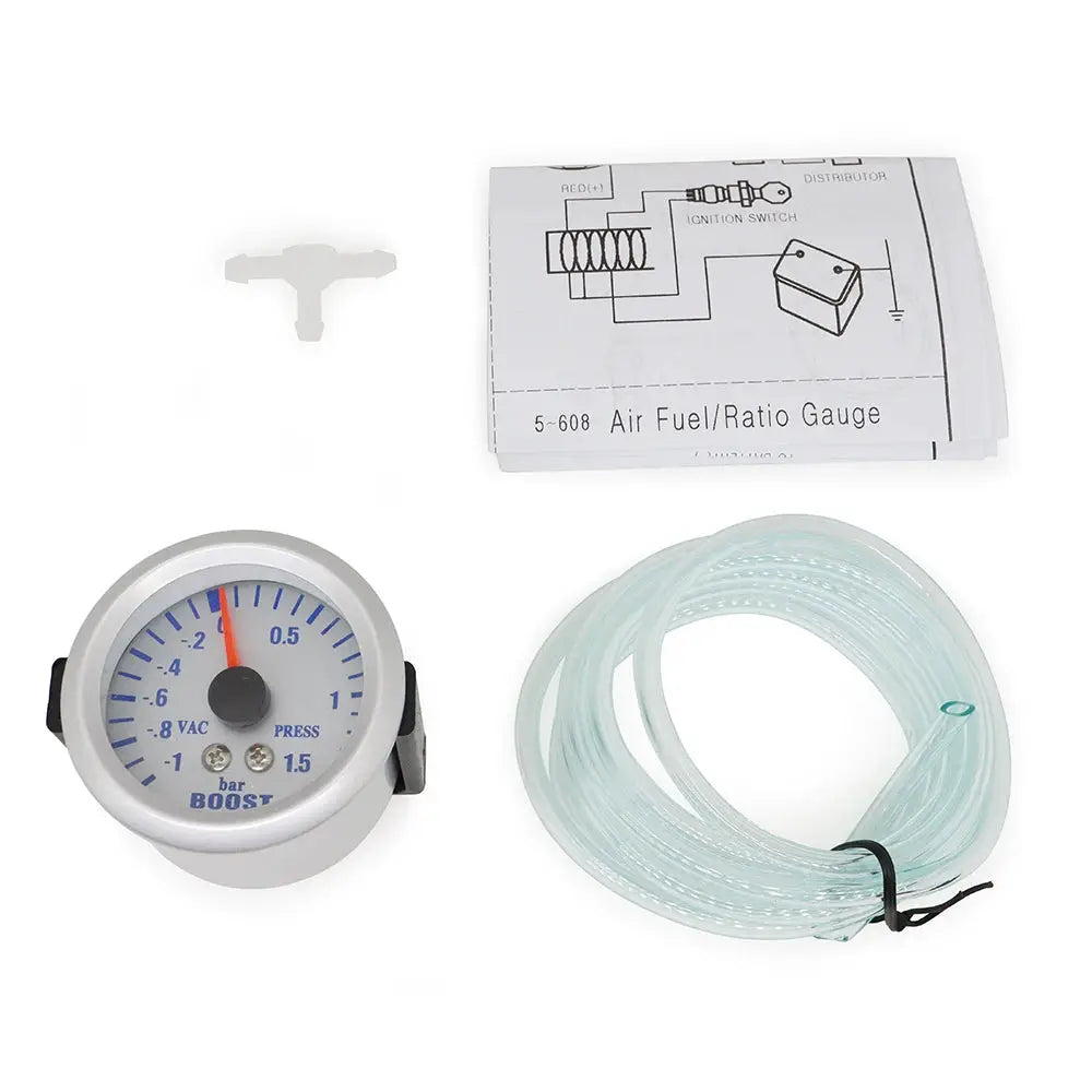 Simples Market Dragon Gauge 2 52mm LED car gauge kit with boost, water/oil temp, oil pressure, tach, volt, vacuum