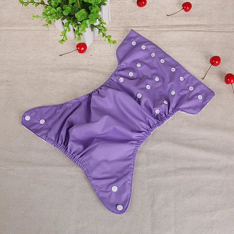 Baby Training Pants With Button Diaper Underwear For Potty Training Washable Breathable Cotton Learning Trousers