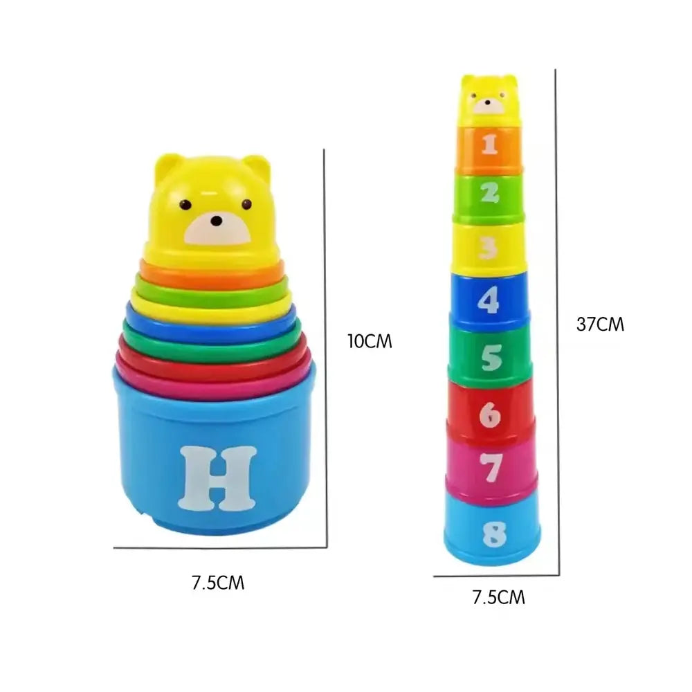 Kid Brain Response Battle Fold Cup Hand Speed Competition Stacking Game For Toddlers Early Education Puzzle Board Games