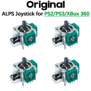 Original ALPS 3D Joystick Replacement for PS2 PS3 and Xbox 360 Controllers for Sony and Xbox Gamepads