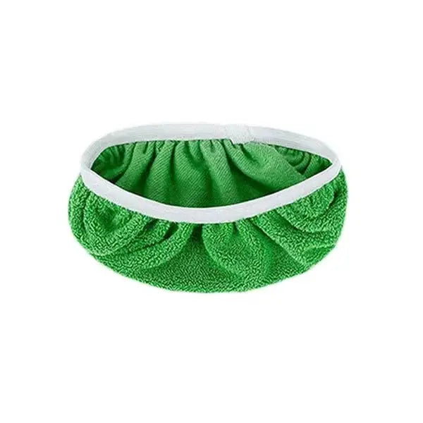 Simples Market green microfiber mop pad cover, washable flat mop pad for dusting and wet mopping