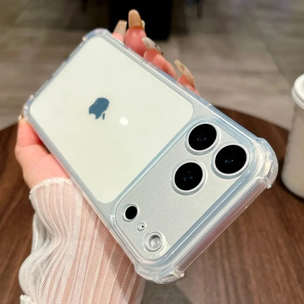 NeonGuard Shockproof Neon Soft TPU Clear Case For iPhone 7 To 17 Pro Max With Camera Protection