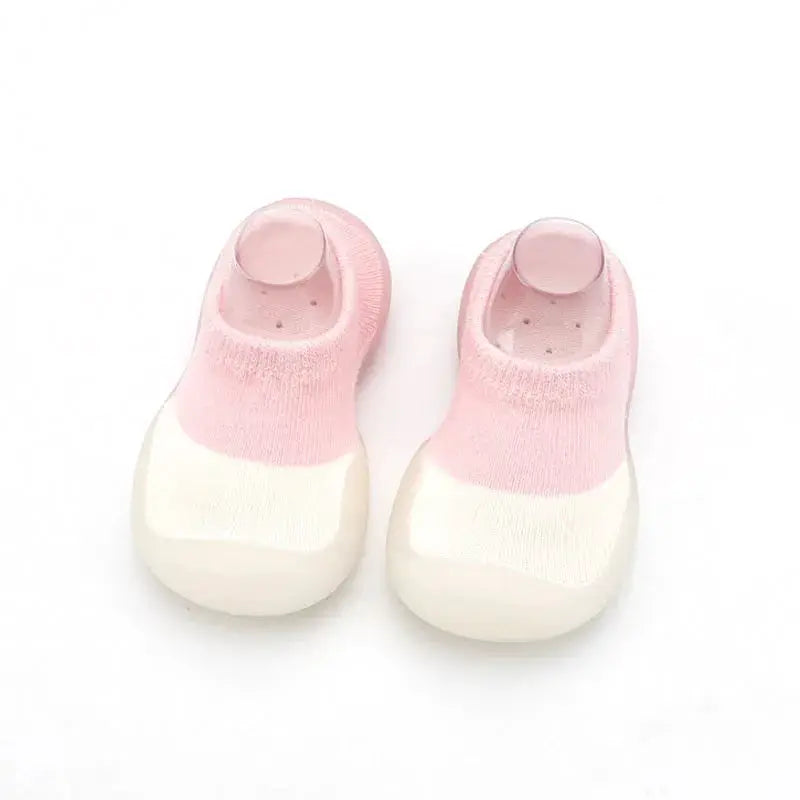 Baby Shoes Toddler First Walkers Infant Knit Booties With Rubber Soft Non Slip Sole Casual Shoes Boys Girls