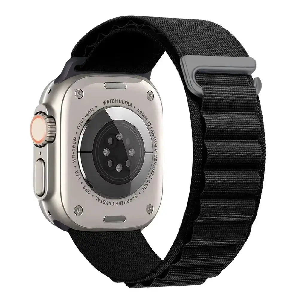 Alpine Loop Band for Apple Watch Ultra 49mm 11 10 9 8 7 46mm 42mm 45mm 41mm Nylon Wristband iWatch Series 6 5 4 SE 44 40mm Strap