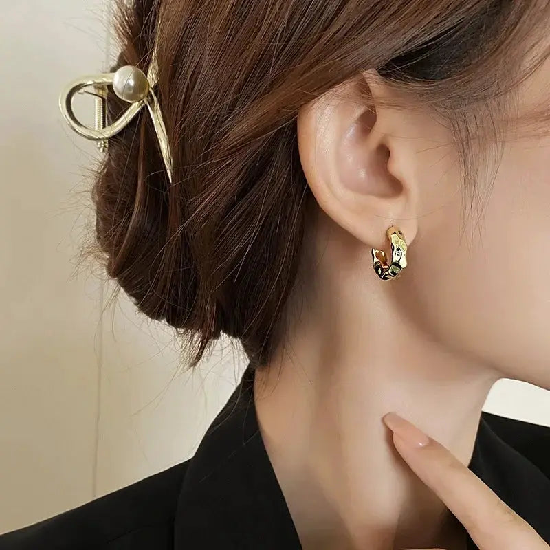 Reeti 925 Sterling Silver Circle Hoop Earrings For Women Fashion Jewelry Real Silver Ear Hoops