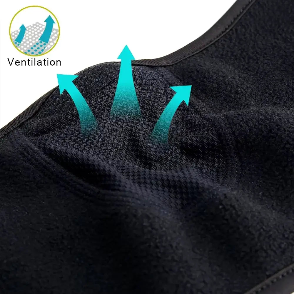 Thermal Neck Warmer Face Mask Scarf For Cold Weather Unisex Fleece Windproof Breathable Skiing Cycling Snowboarding