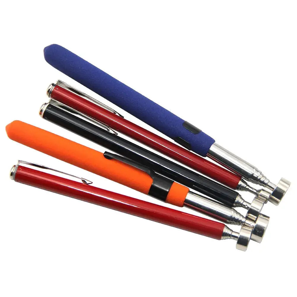 8 Pound Magnetic Retractable Pickup Tool Orange Portable Multifunctional Extractor Pen For Automotive Repair