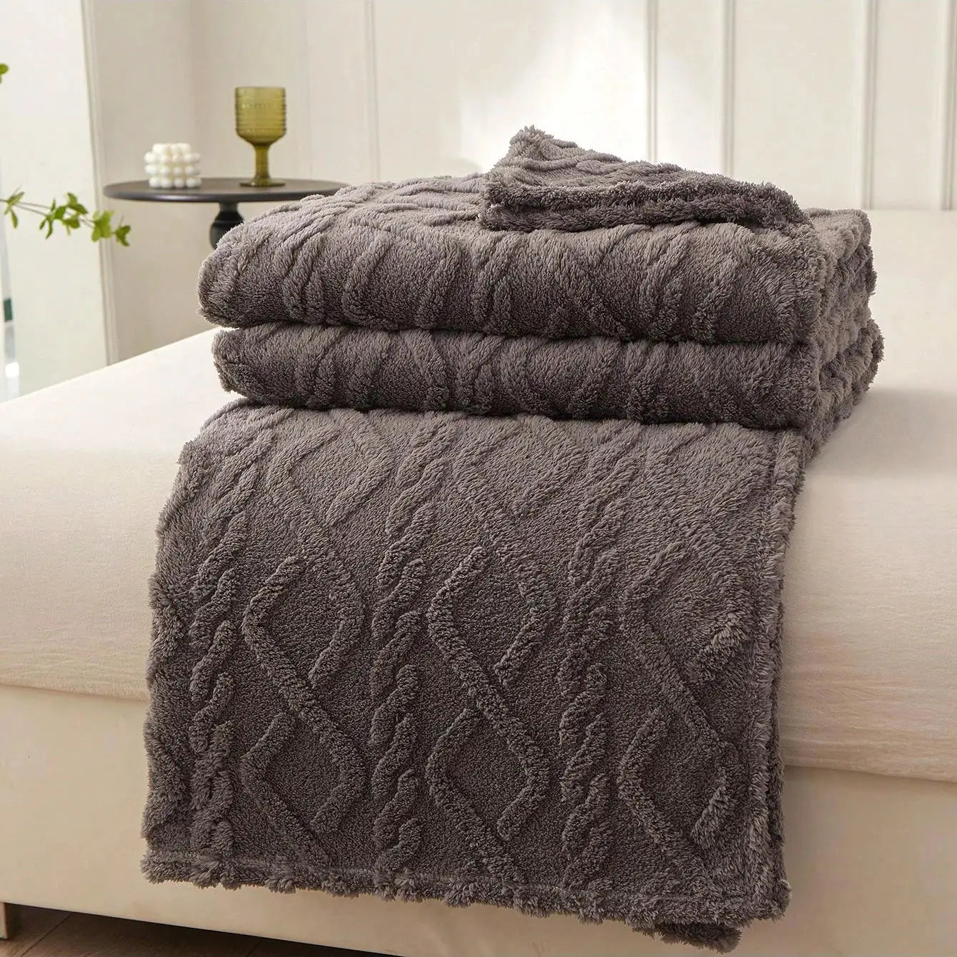 NT LEDIZ 1Pc Single Layer Coral Fleece Blanket Lightweight Multi Purpose Bed Cover For Living Room Sofa Nap