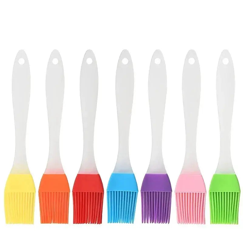 Removable Head Silicone Pastry Brush Heat Resistant Food Grade Kitchen Utensil Glazes Marinades Sauces Baking Barbecue