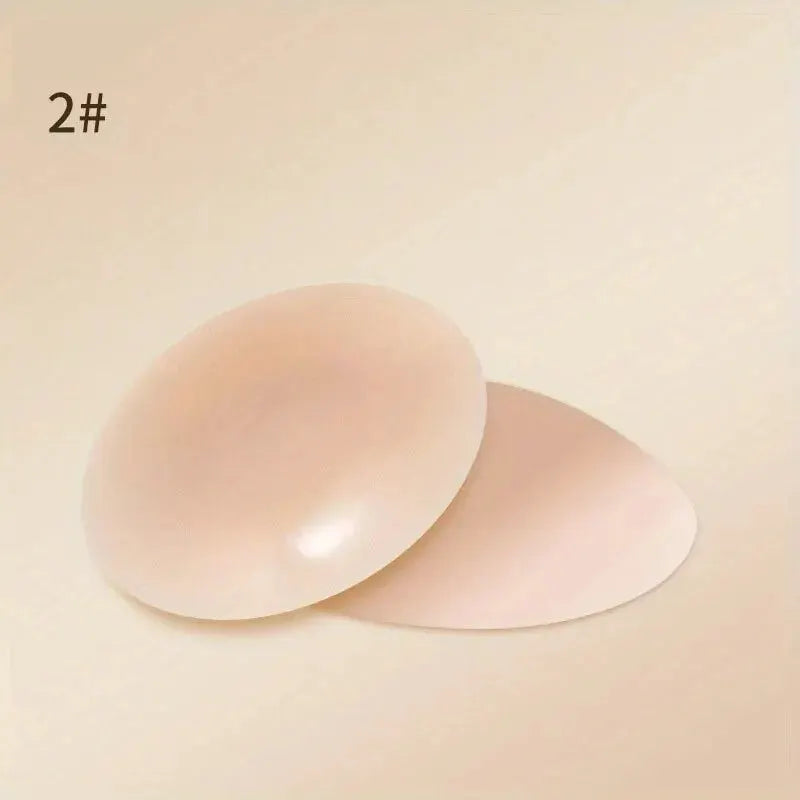 Silicone nipple covers, nude color, 2-pack adhesive petals