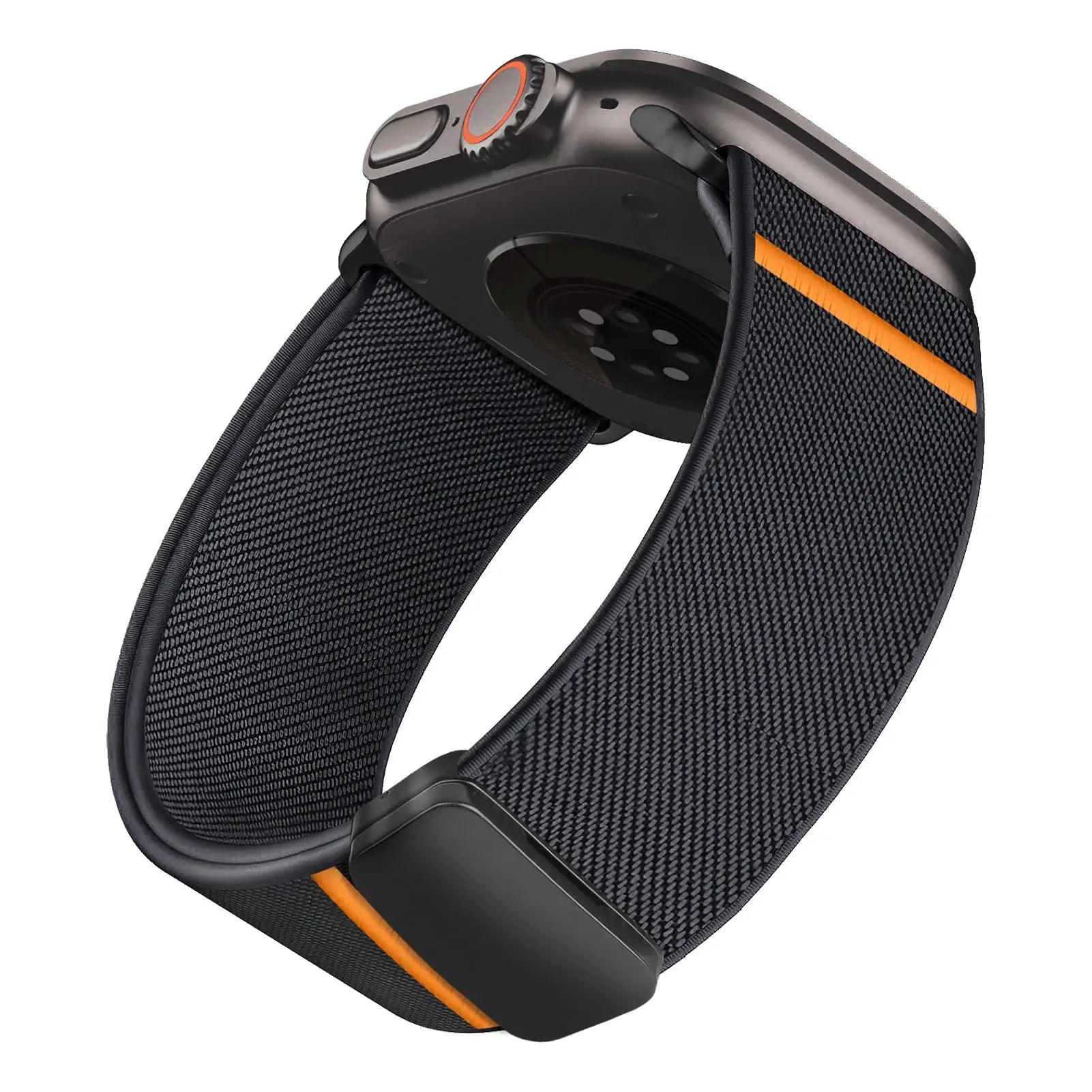 Magnetic Nylon Loop For Apple Watch ultra 3 2 bands 49mm 44mm 46mm 45mm 42mm correa Bracelet iWatch Series 11 10 9 8 7 SE Strap