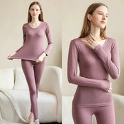 CozyNest Thermal Underwear Set For Women Shaping Long Johns With Cotton Elastane For Warmth And Comfort