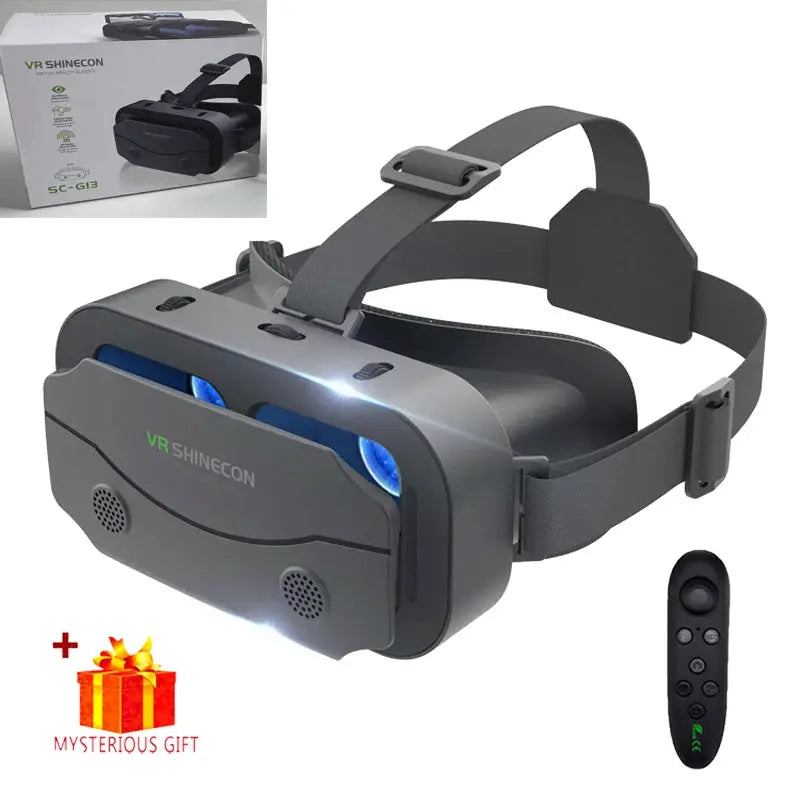 3D Virtual Reality VR Glasses Headset For Smartphones Mobile Phones Goggles Viewer Set With Lenses And Comfortable Fit