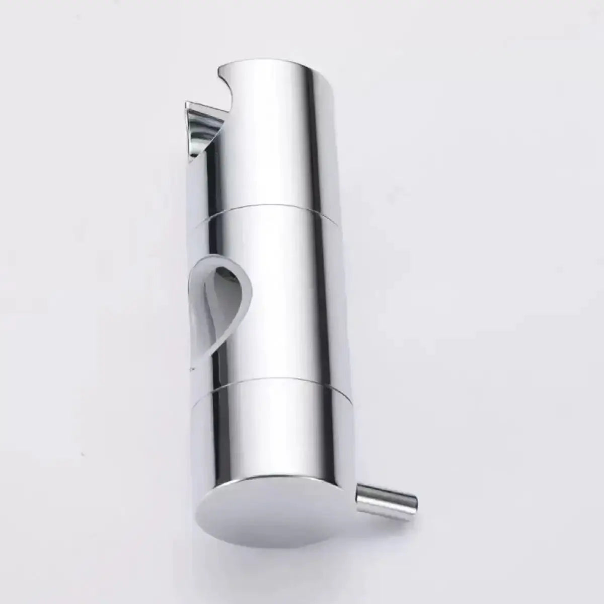 Chrome shower head holder clamp with adjustable slider for 19–25mm heads, Simples Market