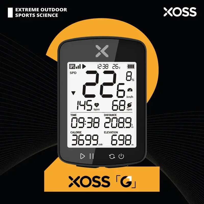 XOSS G2 Plus Wireless GPS Bike Computer For Road And MTB Waterproof Cadence ANT Plus