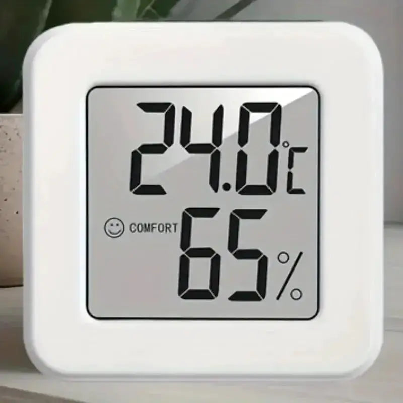 HomeTech Indoor Mini Temperature Humidity Meter Portable Digital Display Real Time Readings
