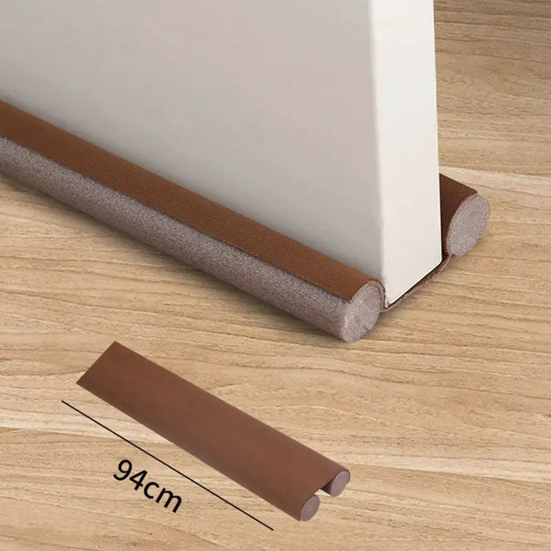 2 In 1 Flexible Under Door Bottom Draft Stopper Seal Strip Weather Strip Thicker Anti Cold Gap Blocker For Doors