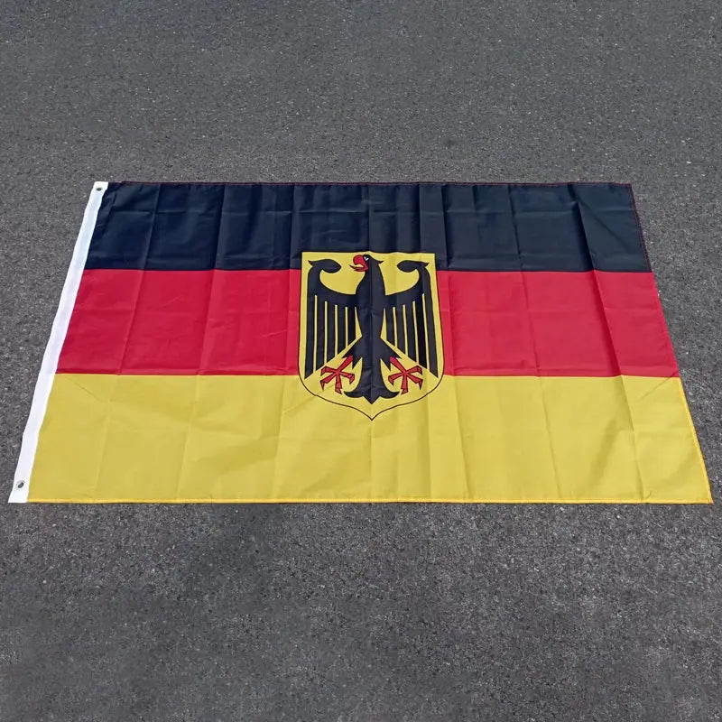 Aerlxemrbrae Germany National Emblem Flag 90x150cm Polyester Hanging