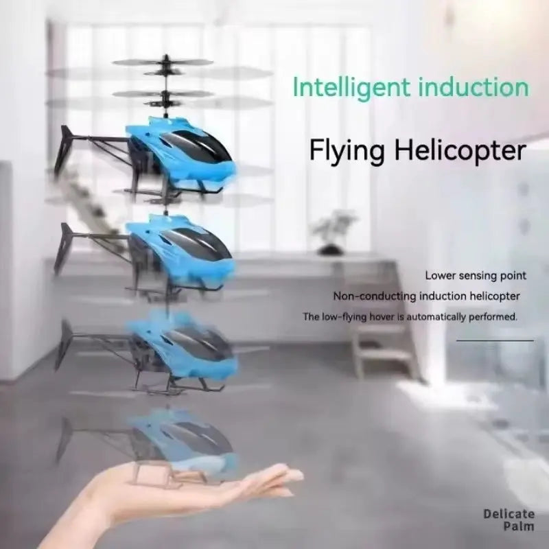 Rechargeable Mini RC Drone With Remote Control Fall Resistant Design For Safe Durable Kids Toys