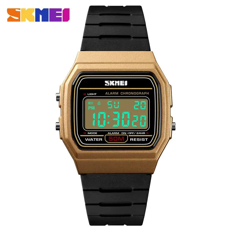 SKMEI 1412 Digital Womens Wristwatch Waterproof With Date And Week Display For Everyday Wear