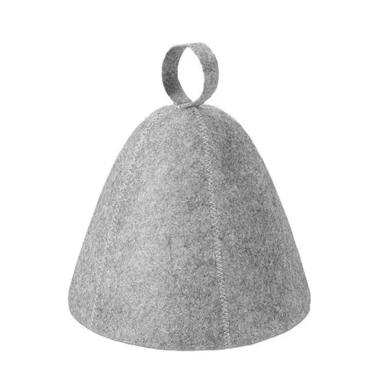 Felt Sauna Hats For Men And Women Premium Home Sauna Steam Cap And Sauna Accessory