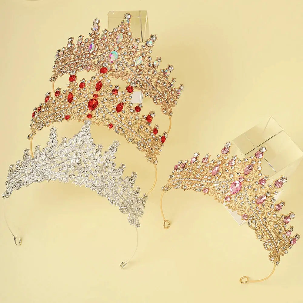 Multicolor Crown Headband For Girls Age 7 To 13 Perfect For Birthday Parties And Wedding Performances