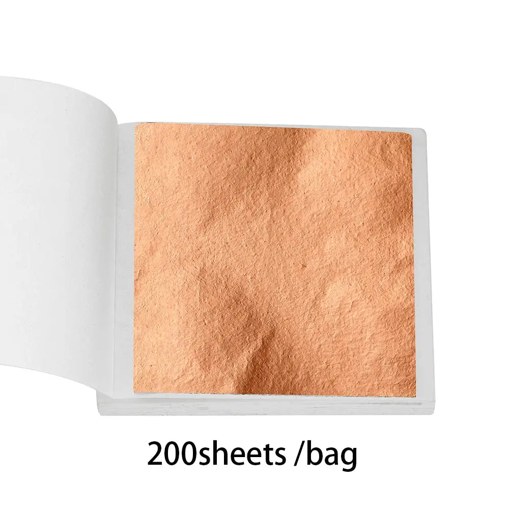 Imitation Gold Foil Paper Leaf Gilding For Epoxy Resin Molds Jewelry Making And Resin Craft Decor 100 200 Sheets