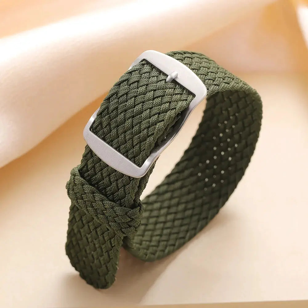 14mm 16mm 18mm 20mm 22mm Nylon Woven Canvas Watch Band for Perlon for Omega Strap Watchband Men Women Sport Bracelet 2035