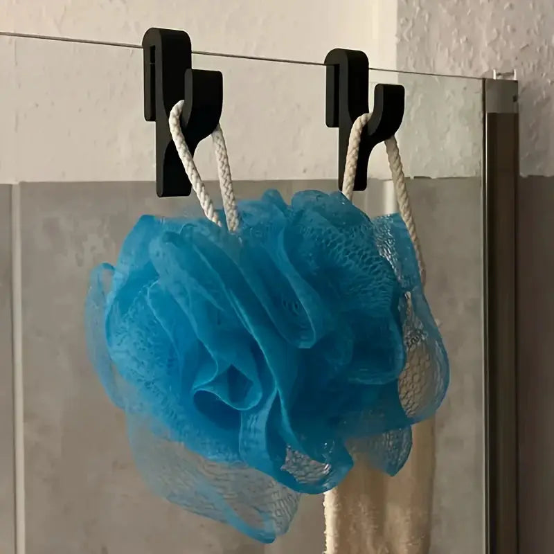 3D Shower Door Towel Hook For 8mm Glass Doors Ideal Bathroom Hanger For Towels Bathrobes Clothes And Laundry