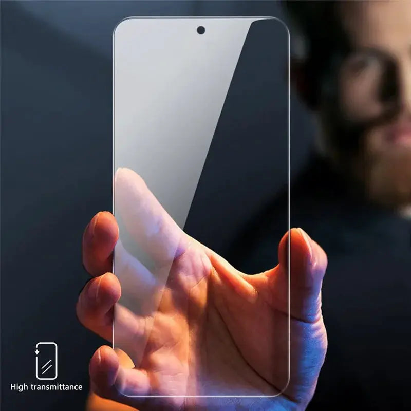 HD tempered glass screen protector for Samsung Galaxy phones, Simples Market, transparent