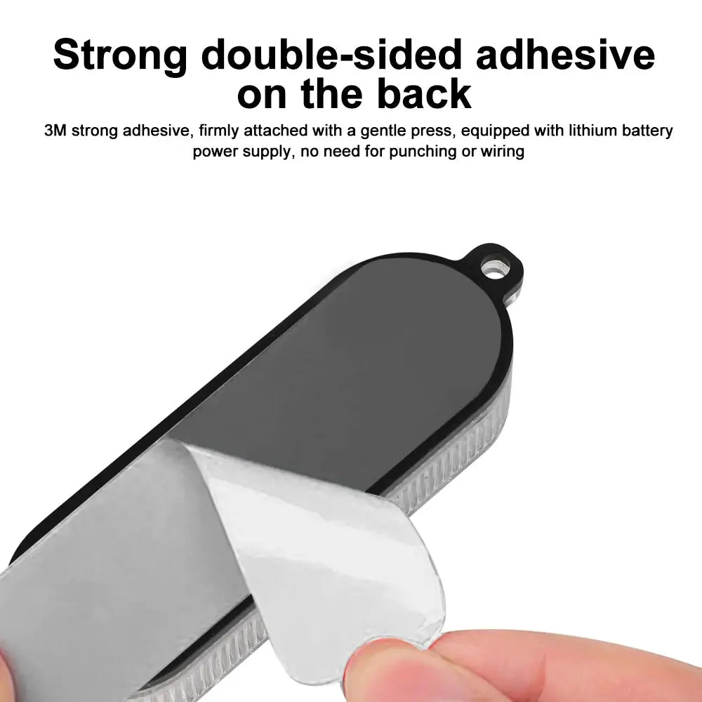 Solar LED Warning Light Strobe Flashing Safety Beacon For Motorcycles Cars Bicycles Anti Theft Auto Parking Rear Light