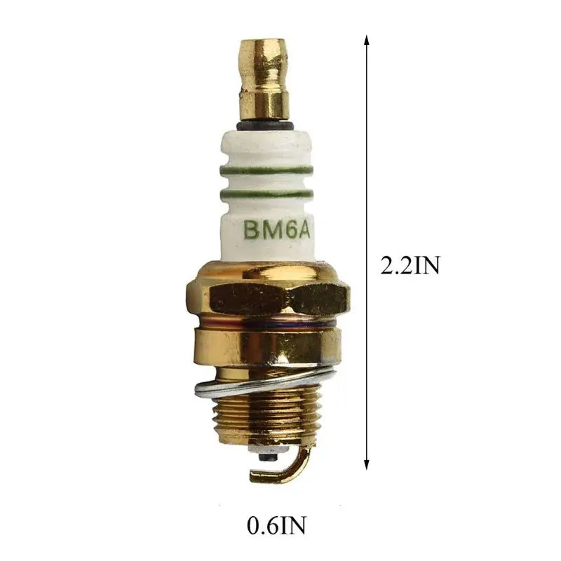 BM6A Spark Plug For Small Engines Chainsaw Lawn Mower Strimmer Fits M7 L7T CJ8 1560
