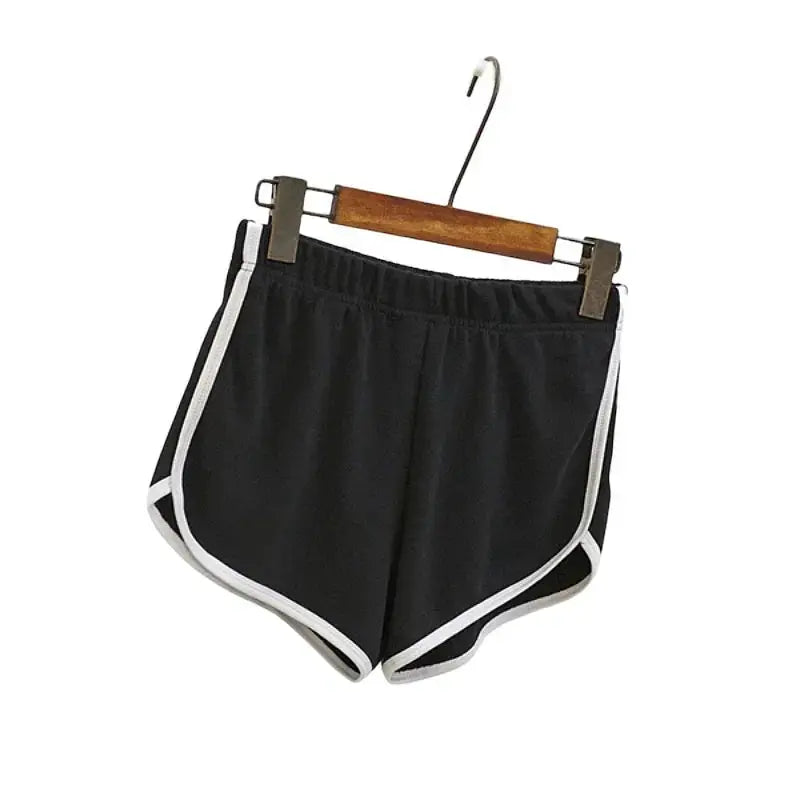 VivaFit Womens Casual Fitness Shorts Slim Fit Breathable Cotton Blend For Running Cycling And Gym
