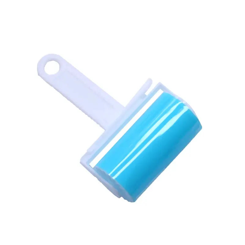 Simples Market washable pet hair roller with blue roller and white handle