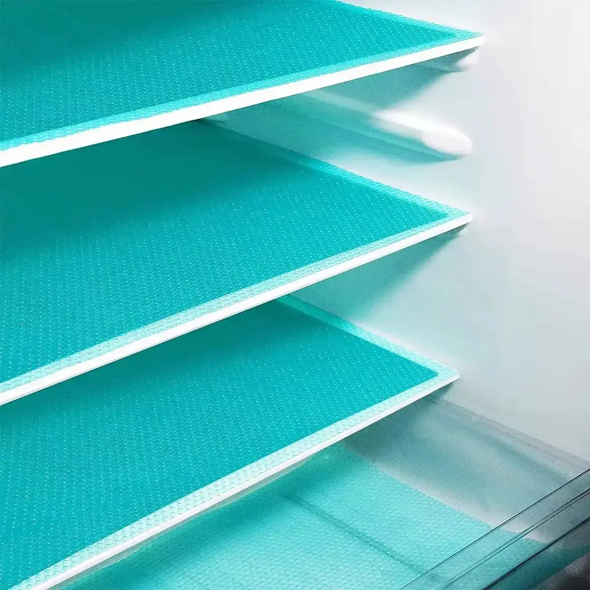4 Piece EVA Waterproof Refrigerator Liner Mats Washable Mildew Resistant Anti Oil Kitchen Pad Heat Insulated Fridge Mat