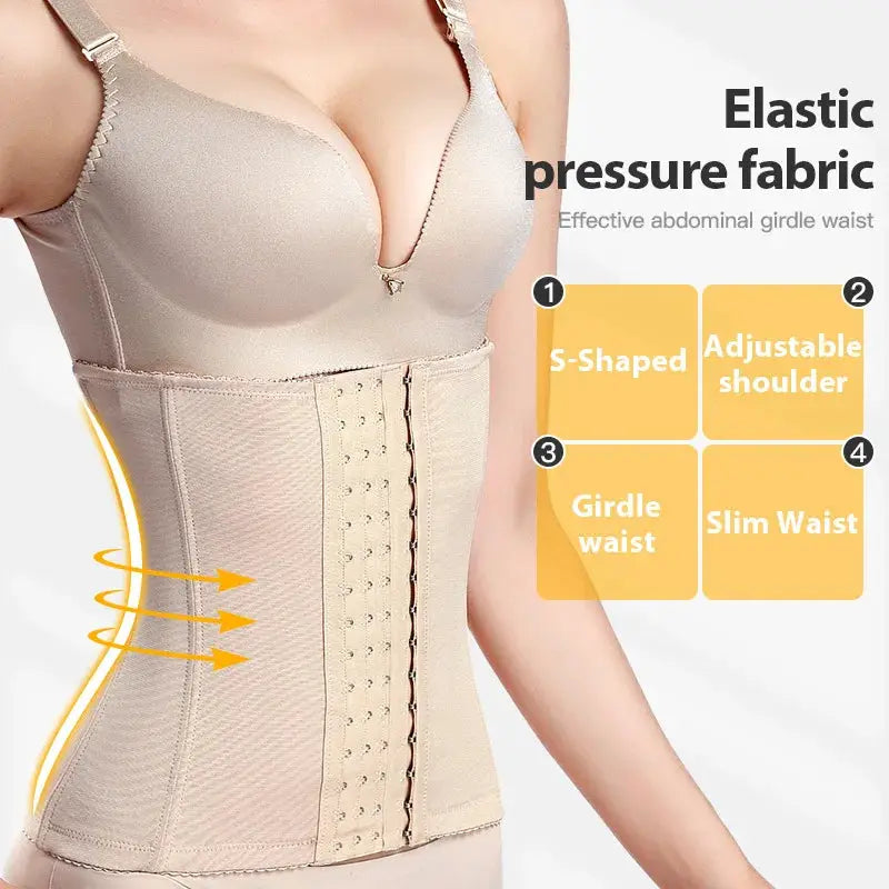 SculptPro Waist Trainer Belt Shapewear Instantly Reduces Waistline Up To 3 Sizes For Firm Tummy Control