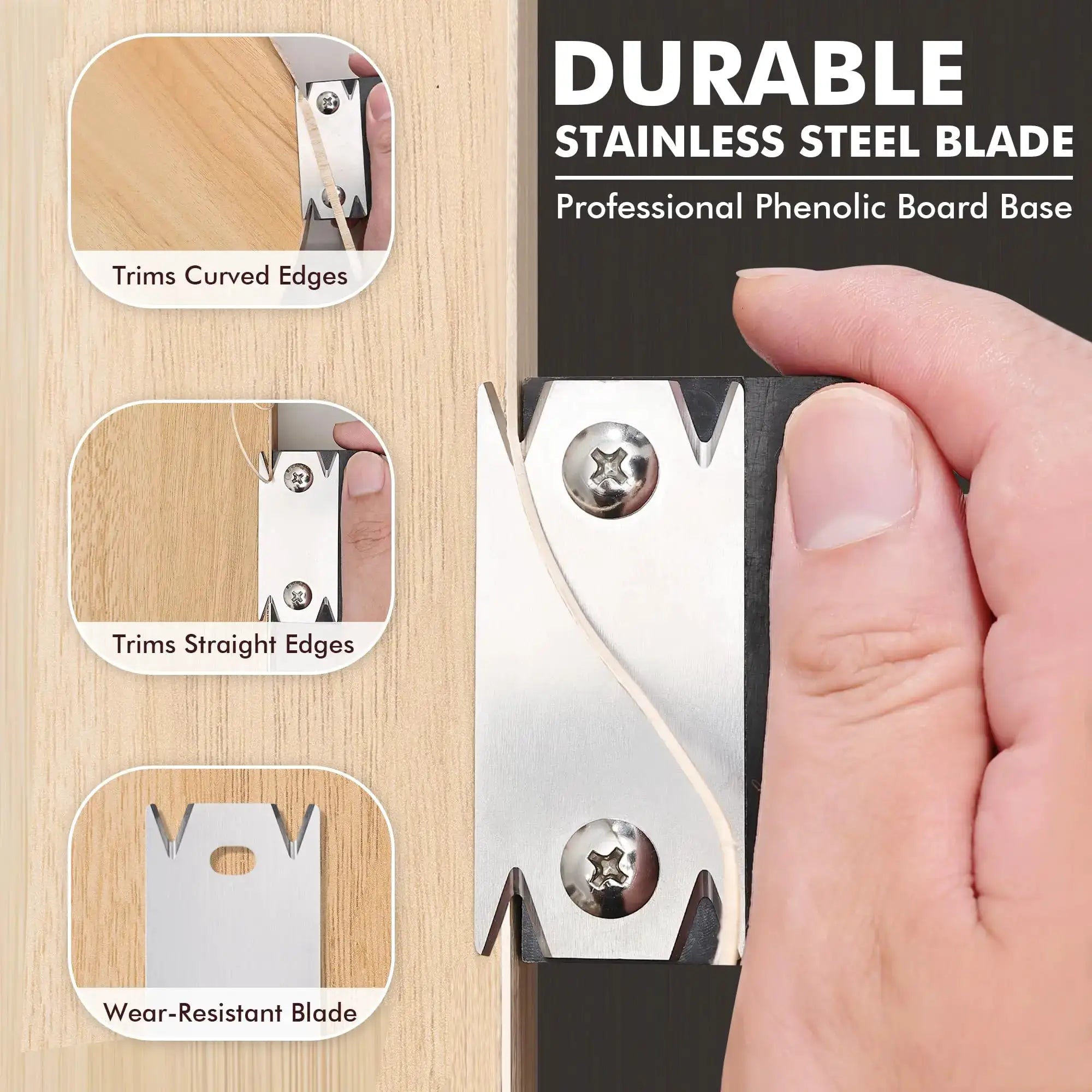 ForgeLine Trimmer Wood Chamfering Fillet Scraper For Precision Edge Deburring And Corner Edges In Woodworking