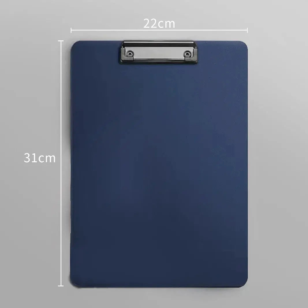 A4 clipboard folder blue by Simples Market with metal clip