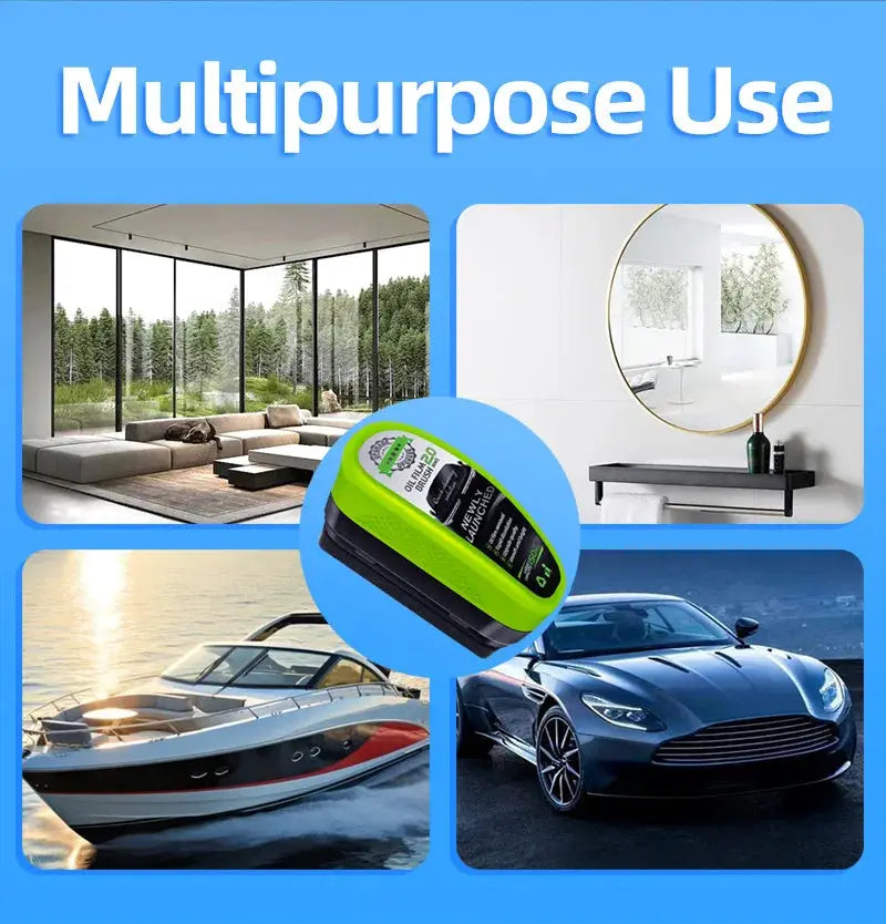 Automotive Oil Film Cleaning Brush 150ml Glass Oil Film Remover For Car Windows And Windshield Care