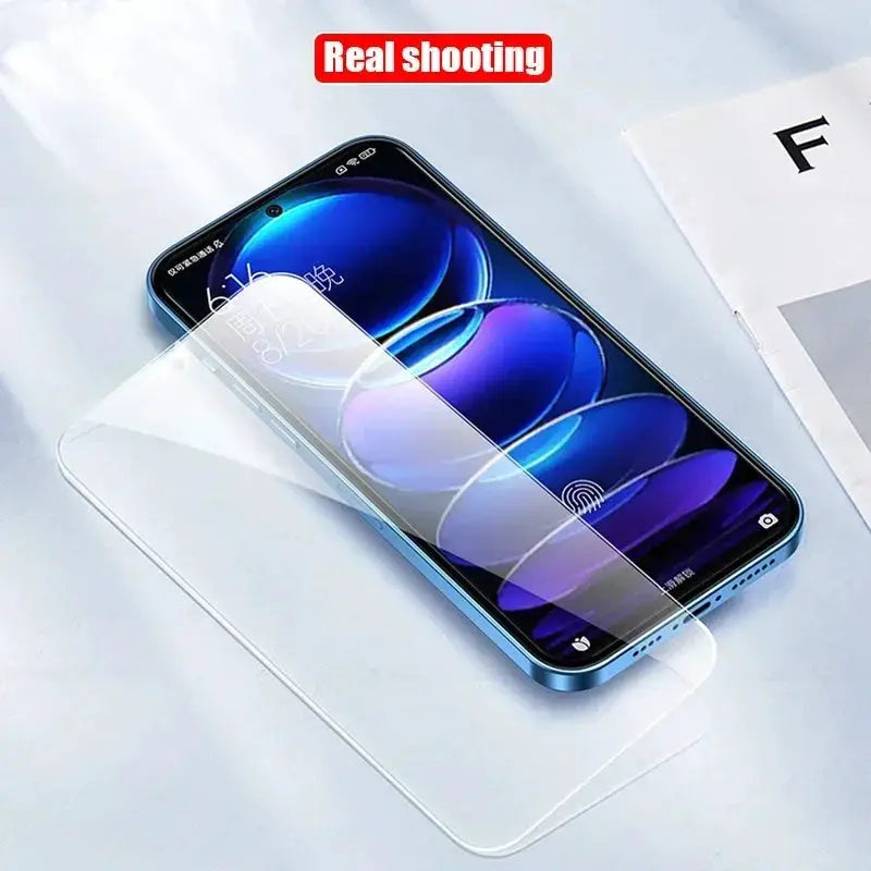 Xiaomi Tempered Glass Screen Protector For Redmi Note 13 12 Pro 13C 12C Crystal Clear Ultra Sensitive Touch