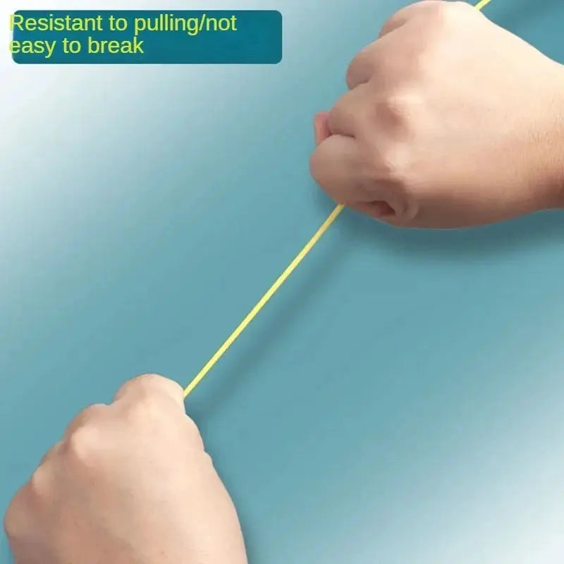 Simples Market car drain cleaning tool with yellow cord being stretched between hands