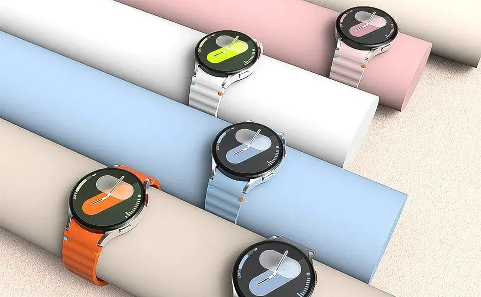 Samsung Galaxy Watch silicone strap set in five colors for 40–44mm watches